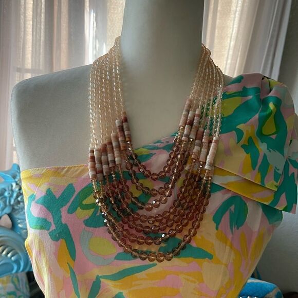 Anthropologie 7 strand necklace - Picture 10 of 10